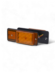 Фонари габаритные BD-0127 12/24V жёлтый (10шт) фото 1