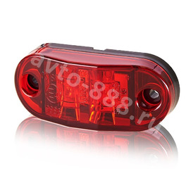 Фонари габаритные BD-0015 12/24V красный (4шт) фото 3