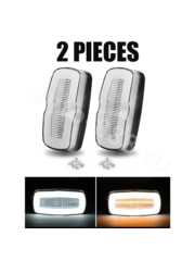 BD-0093  Фонари габаритные   12/24V белый (2шт) фото 7