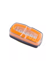 Фонари габаритные BD-0093 12/24V жёлтый (2шт) фото 4