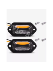 Фонари габаритные BD-0116 12/24V жёлтый (4шт) фото 6