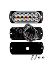 Маяк проблесковый 12/24V оранжевый (2шт) фото 11