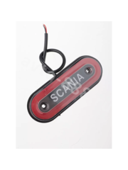 Фонари габаритные BD-0166 SCANIA 12/24V красный (10шт) фото 4