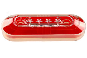 Фонари габаритные BD-0128 12/24V красный (2шт) фото 4