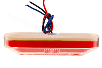 Фонари габаритные BD-0128 12/24V красный (2шт) фото 6