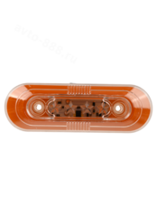 Фонари габаритные BD-0128 12/24V жёлтый (2шт) фото 4