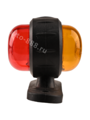 Фонари габаритные BD-0133 12/24V жёлтый+красный (2шт) фото 7