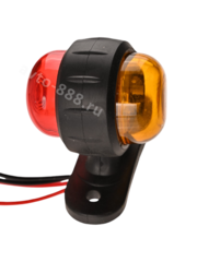 Фонари габаритные BD-0133 12/24V жёлтый+красный (2шт) фото 8