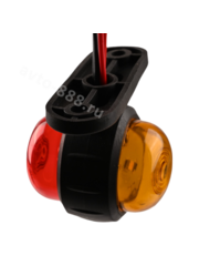 Фонари габаритные BD-0133 12/24V жёлтый+красный (2шт) фото 9