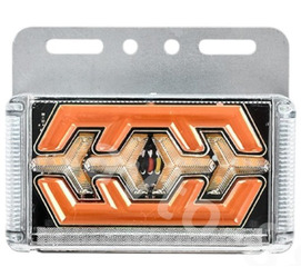 Фонари габаритные BD-4084 24V жёлтый (4шт) фото 2