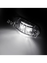 Фонари габаритные BD-0015 12/24V белый (4шт) фото 4