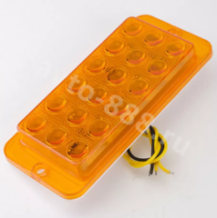 Фонари габаритные BD-0035 12/24V жёлтый (4шт) фото 5