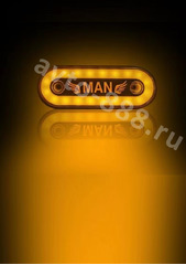 Фонари габаритные BD-0166 MAN 12/24V жёлтый (10шт) фото 5