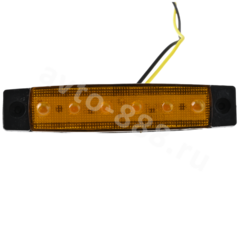 Фонари габаритные BD-0005  12/24V жёлтый (20шт) фото 1