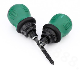 18702 Набор трещетка отвёртка маленькая короткая фото 6