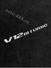 Надпись V12 BITURBO 19.5*2.3см BNL-020 фото 1