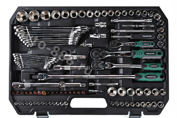 Набор инструментов TADEMITSU в кейсе 132 предметов чёрный фото 6