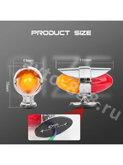 Фонари габаритные D-2032 12-24V (1шт) 12-24V (1шт) фото 2