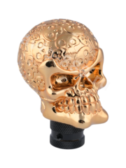 Ручка КПП череп,золото фото 1