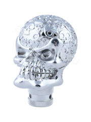 Ручка КПП череп,хром фото 1