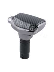 Ручка КПП автоматический без написание чёрная+карбон фото 3