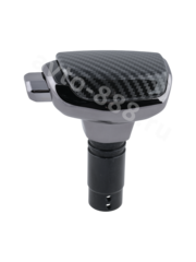 Ручка КПП автоматический без написание чёрная+карбон фото 4