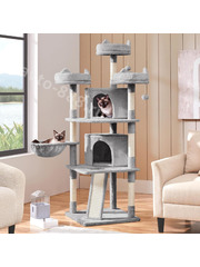 Домик для кошки 174см светло-серый фото 2