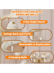 Домик для кошки 174см бежевый фото 5