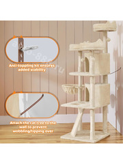 Домик для кошки 174см бежевый фото 7