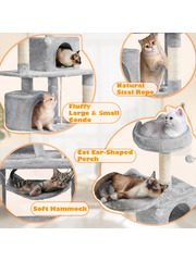 Домик для кошки 159см светло-серый фото 3