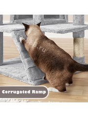 Домик для кошки 137см светло-серый фото 6