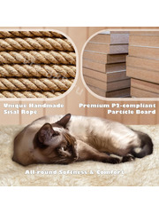 Домик для кошки 137см бежевый фото 7