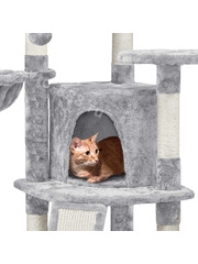 Домик для кошки 107см светло-серый фото 3