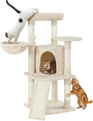 Домик для кошки 107см бежевый фото 1