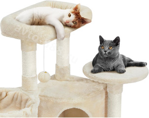 Домик для кошки 107см бежевый фото 4