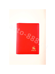 Обложка для документов красная POLO фото 1