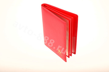 Обложка для документов красная POLO фото 2