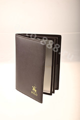 Обложка для документов коричневая POLO фото 4