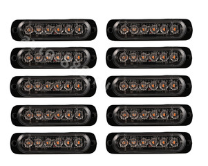 JSJD-0006  Фонари габаритные 12/24V жёлтый (10шт) фото 1