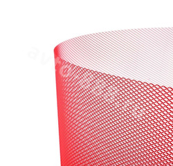 Сетка на решетку радиатора алюминиевая красная мелкая 1000*330 мм ячейка 3x6мм фото 1