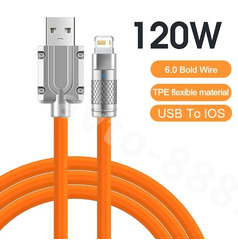 SD-113A  USB-кабель для быстрой зарядки IPHONE+USB  (1.5м) шт фото 1