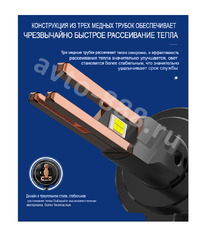 Автомобильная лампа LED V18 H11 (2шт) фото 2