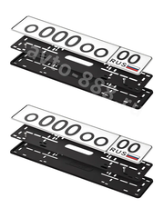 Рамка номера силиконовая SAK для китайских и европейских автомобилей (пара) AK-8416 фото 9