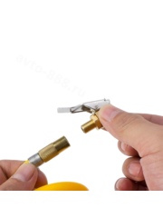 Наконечник насоса быстросъемный с резьбой фото 2