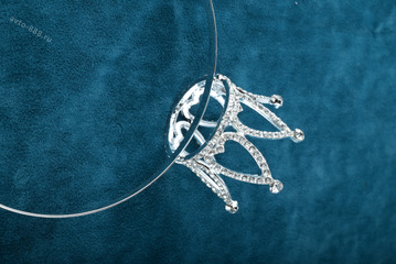 Ободок корона для волос детский серебро 360 фото 2