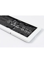 Рамка номера белый для китайского автомобиля (2шт) 8410 фото 4