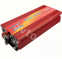 Преобразователи напряжения 24V-220V 6000W LaiRunH (красная) фото 1