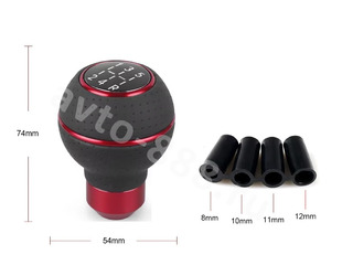 Ручка КПП с написание цифр, красный P-5576 фото 2