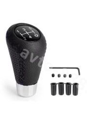 YG-2343 Ручка КПП чёрная+шов чёрный фото 2