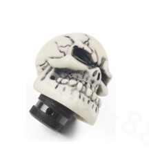 Ручка КПП череп, белый фото 3